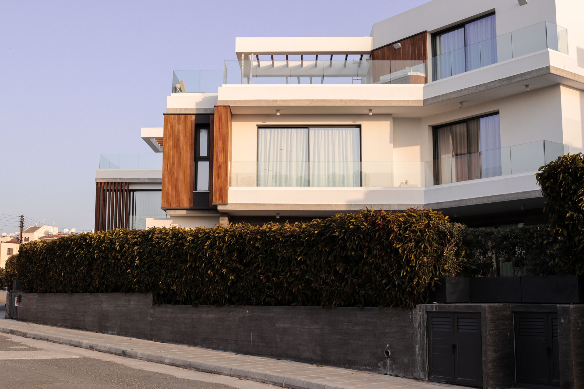 Modern luxury villa built by Bhagya Lakshmi Construction