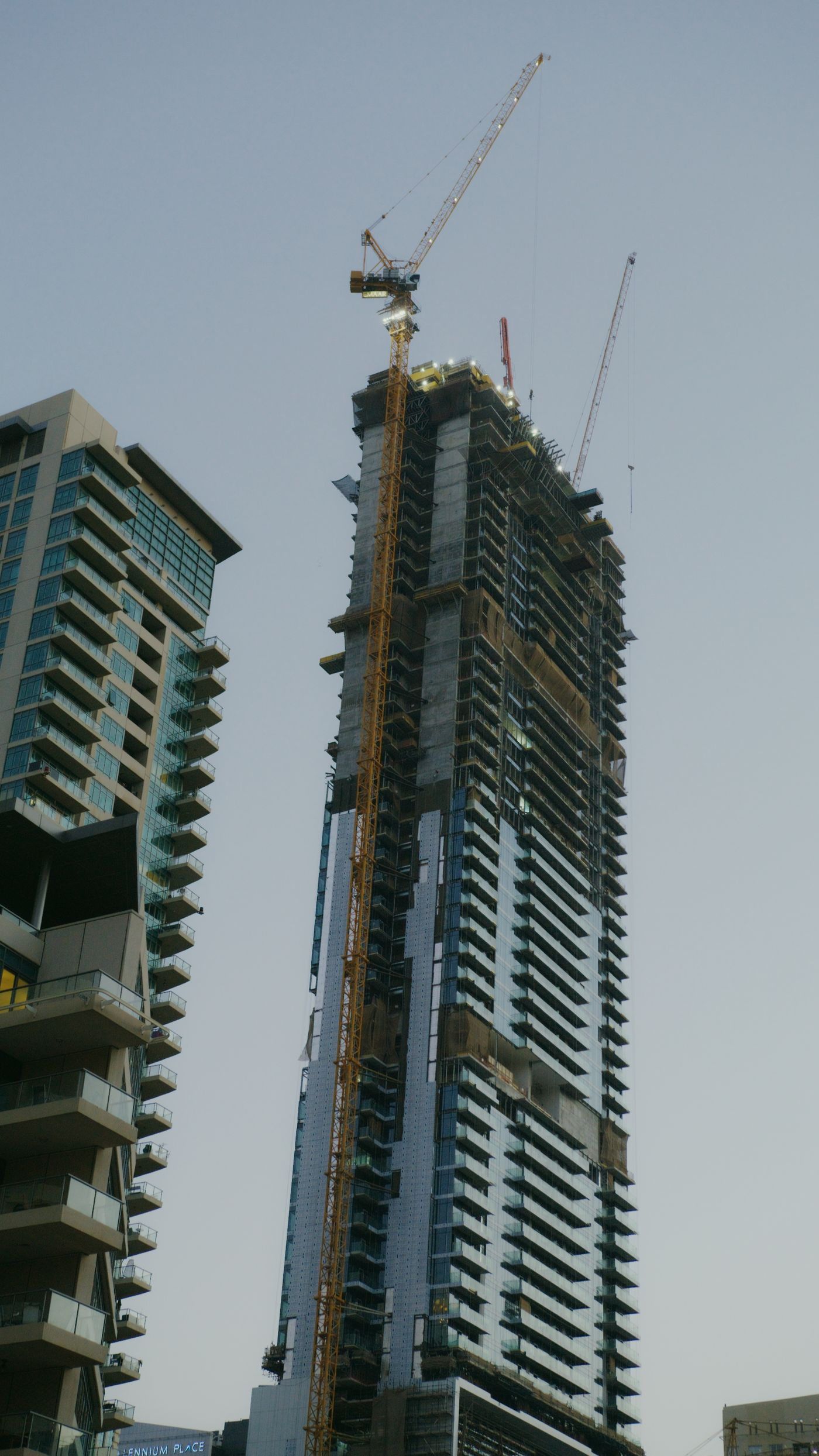 High-rise building under construction